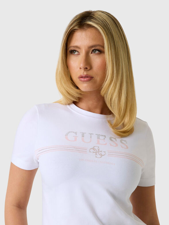 White cotton t-shirt - 4