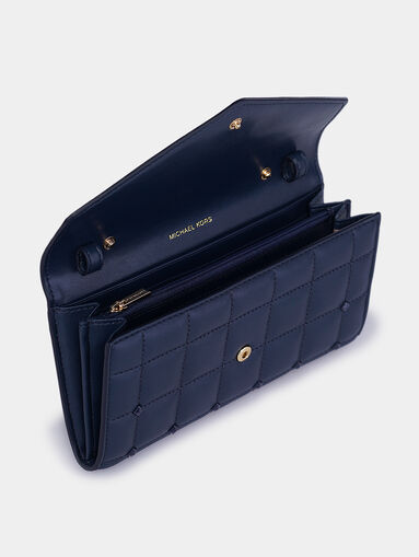 Wallet with quilted effect and logo - 5