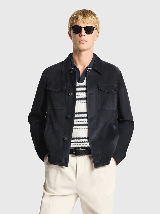 Връхна риза от велур - 1