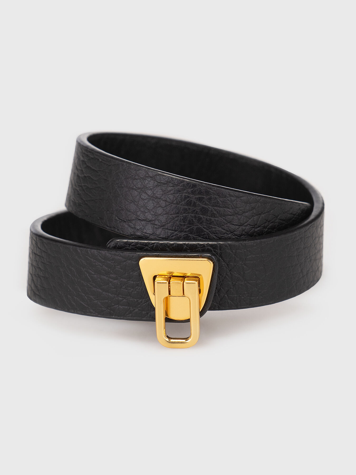 BEAT SOFT leather bracelet in black brand COCCINELLE Globalbrandsstore en