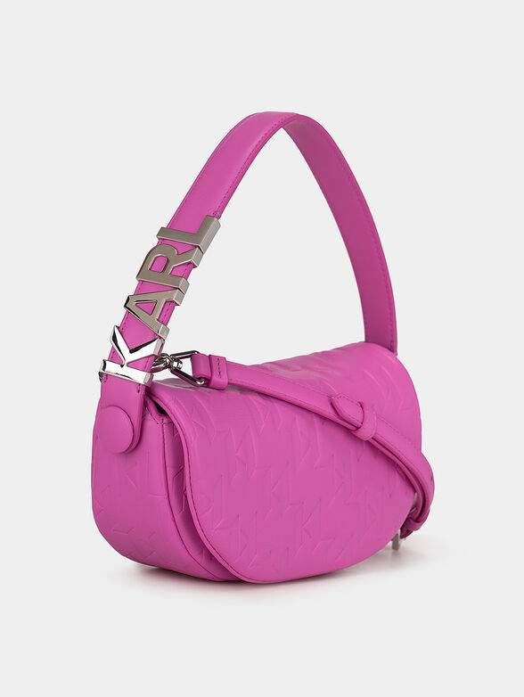 K/SWING fuchsia bag with monogram logo details - 6