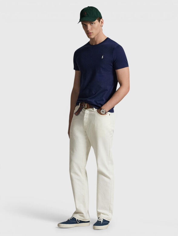 Cotton T-shirt with embroidered logo - 2