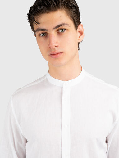 TOLEDO linen and cotton shirt - 4