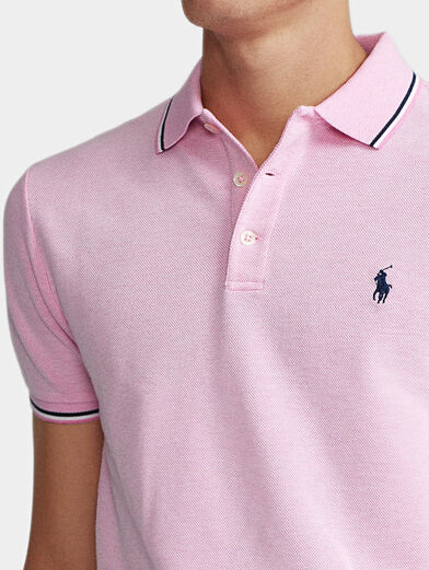 Polo-shirt in pink color - 2