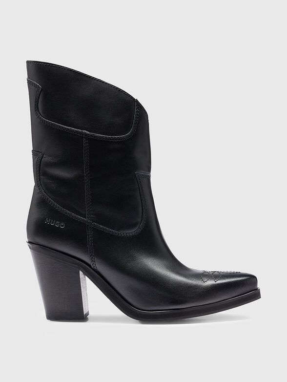 MILEY black heeled boots - 1