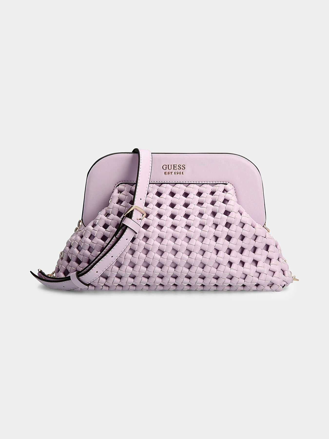 Guess pink clutch shop