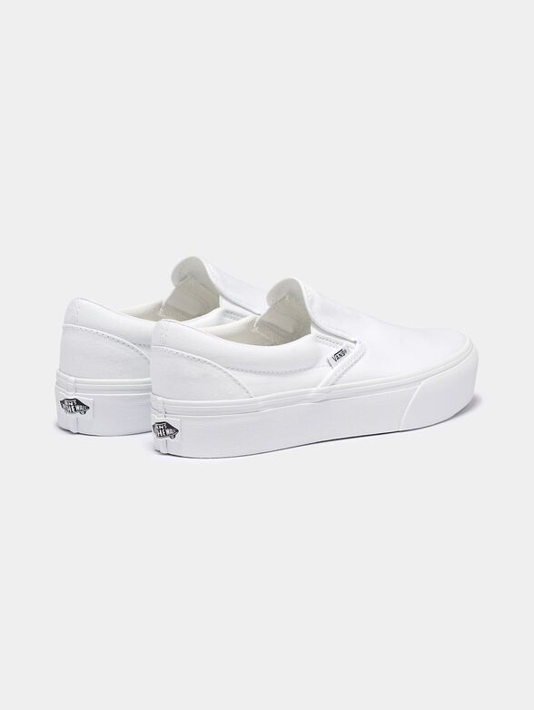 White slip-on sneakers - 3