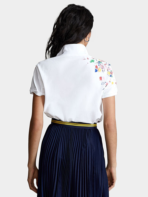 Polo shirt with art accents - 4