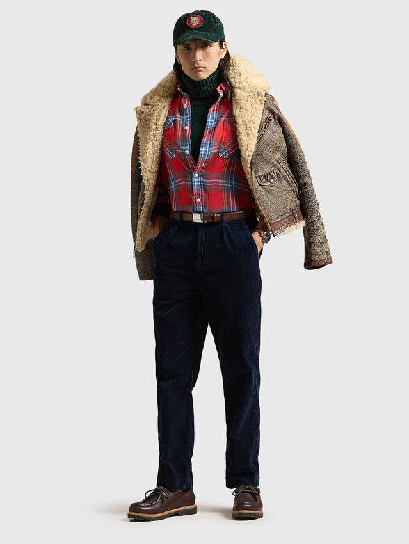 Blue velvet jeans - 4