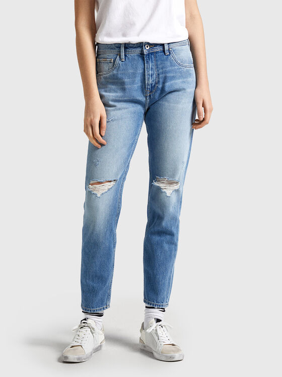 Дънки с висока талия - 1