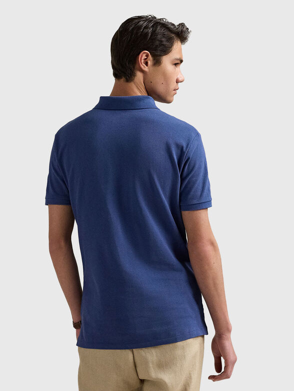 Slim fit polo shirt with logo embroidery - 3
