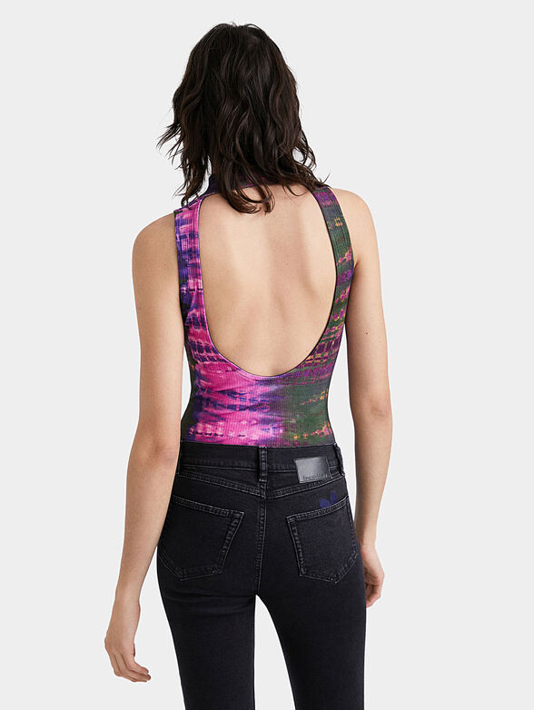 Bodysuit with tie-dye effect - 3