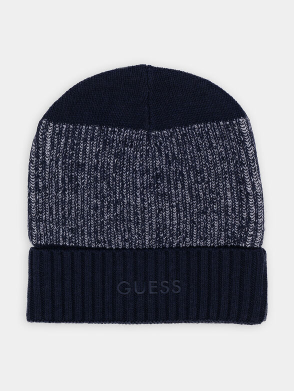 Beanie with logo inscription - 1