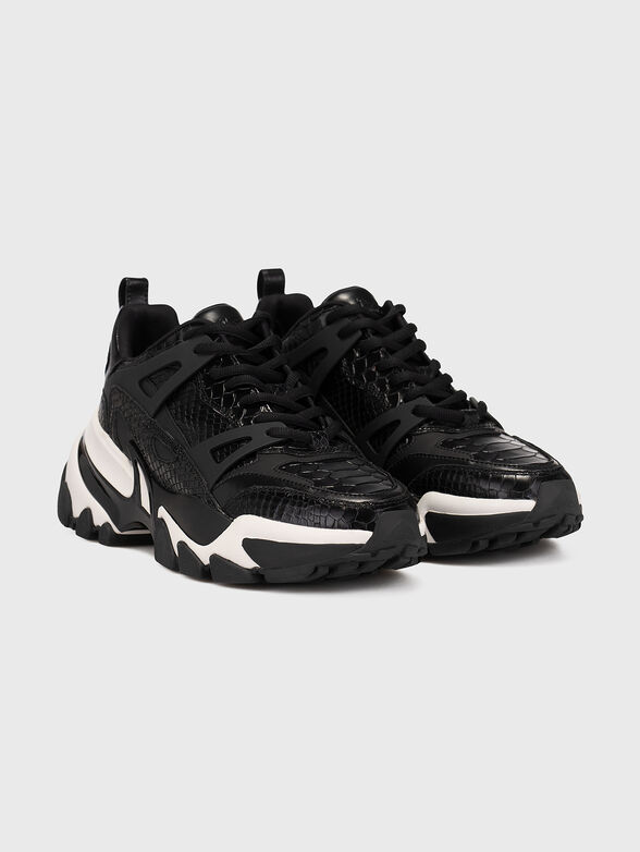 NICK black sports shoes - 2