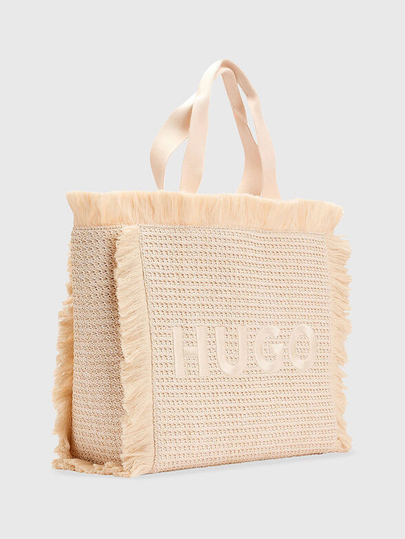 BECKY logo embroidery tote bag - 4