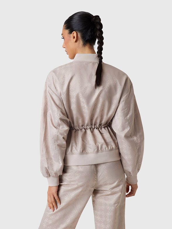 Jacket with monogram logo print - 3
