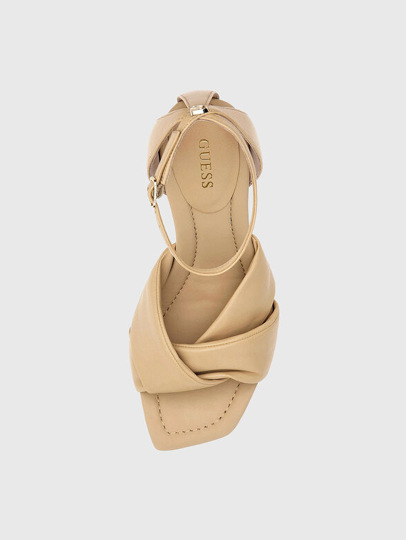 HYSON sandals in beige color - 4