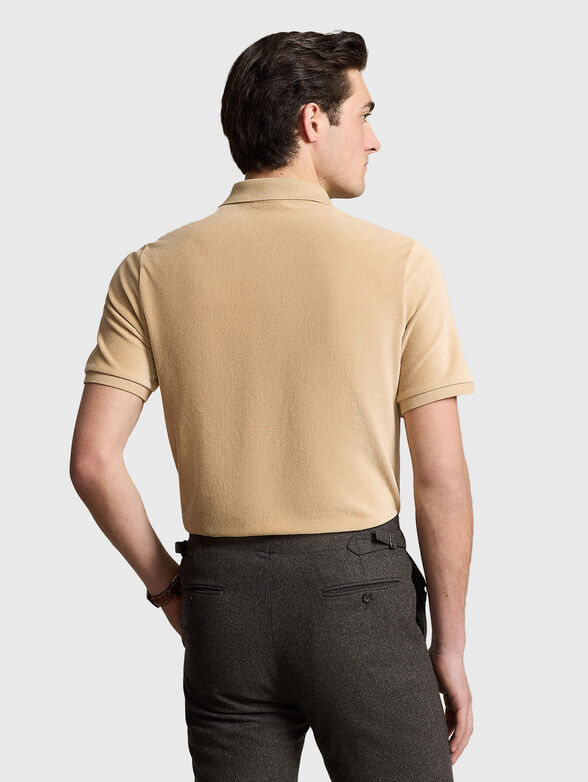 Polo shirt in beige colour - 3
