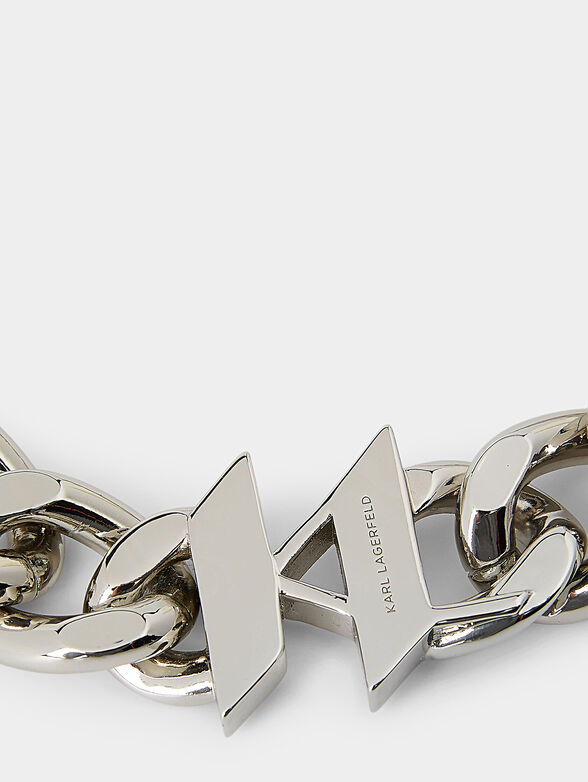 K/MONOGRAM necklace in silver - 4