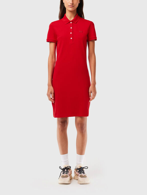 Piqué polo dress - 1