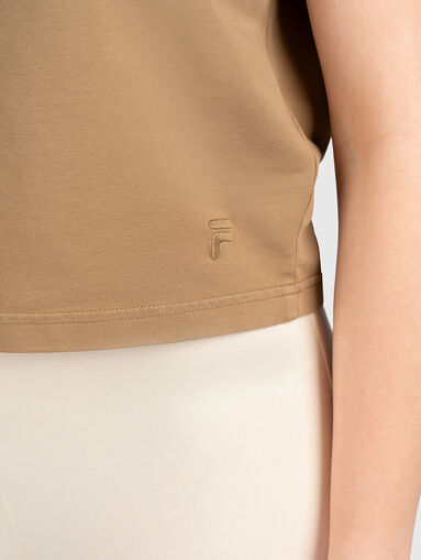 CAPILEIRA top with logo embroidery - 4