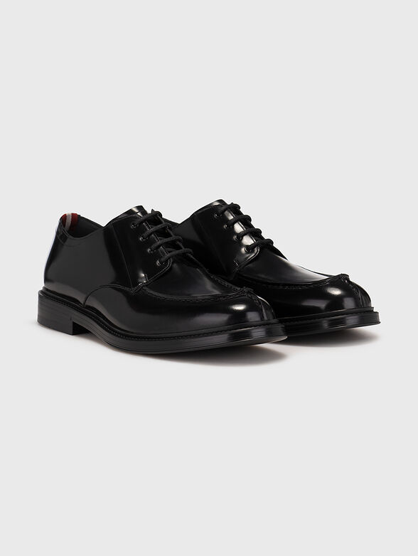 NIEVRO black leather shoes - 2