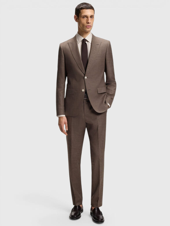 Wool-silk blend pants - 4