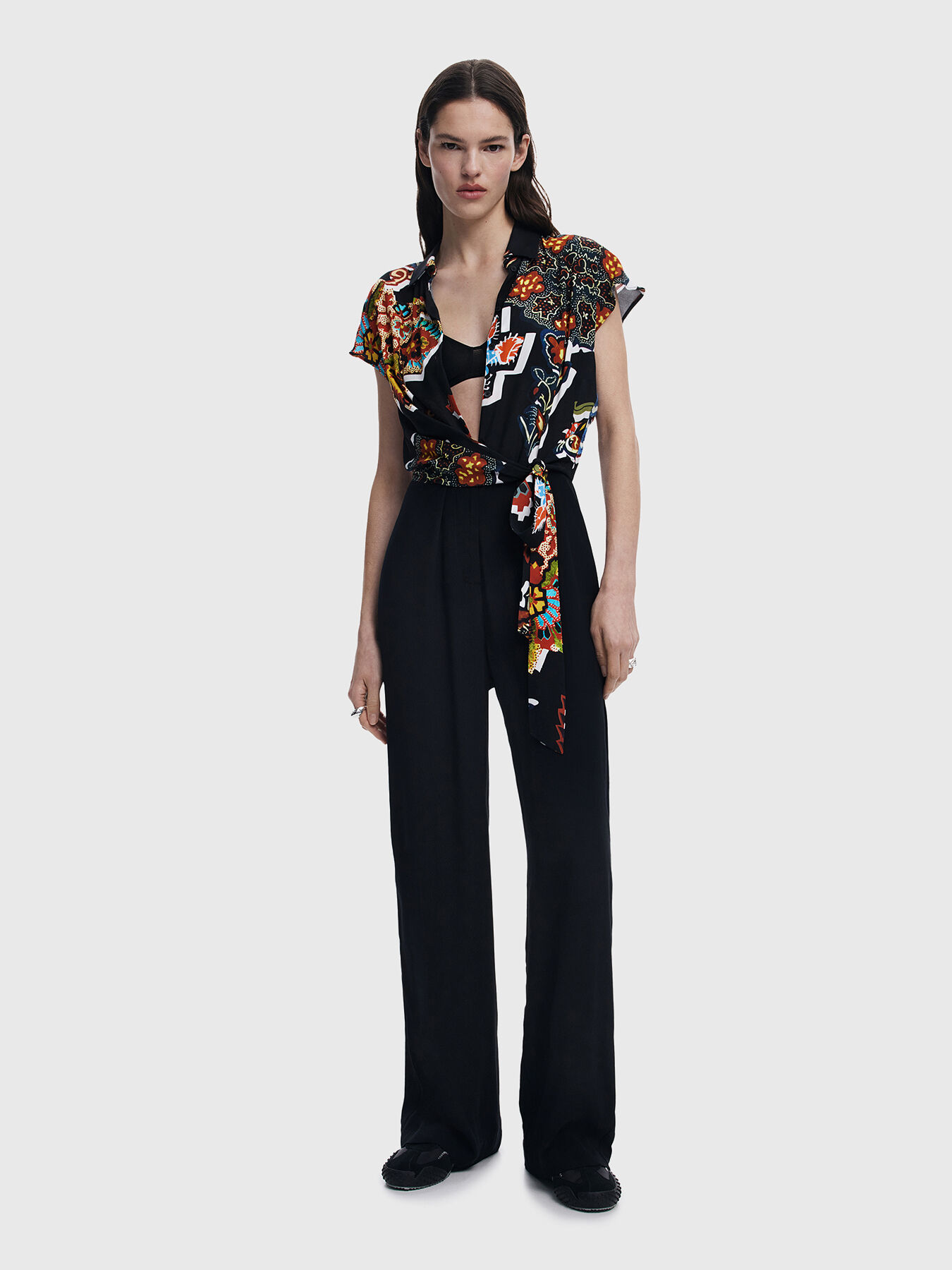 MR. CHRISTIAN LACROIX paisley print jumpsuit brand DESIGUAL