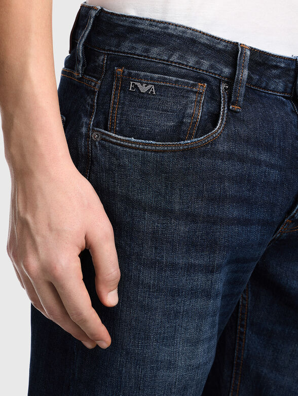 Dark blue jeans - 3