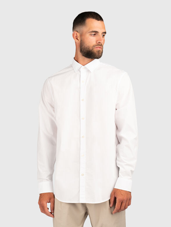 White cotton shirt - 1