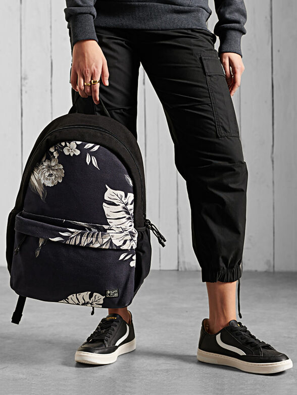 MONTANA black backpack with print - 3