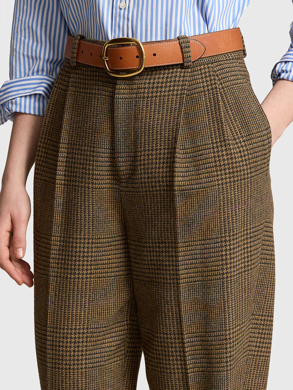 Wool blend trousers - 3