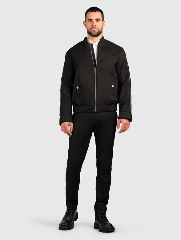 Black shirt with logo detail  - 2