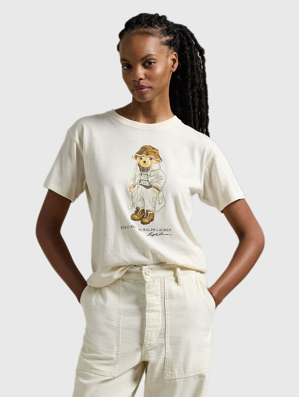 Polo Bear cotton T-shirt with print - 1