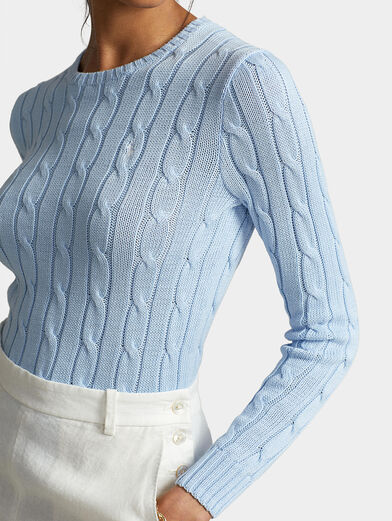 JULIANNA sweater in pale blue color - 4