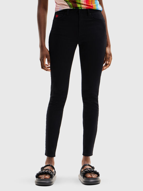 Black slim jeans  - 1