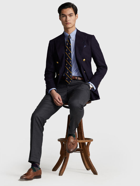 Logo shirt in blue - 2