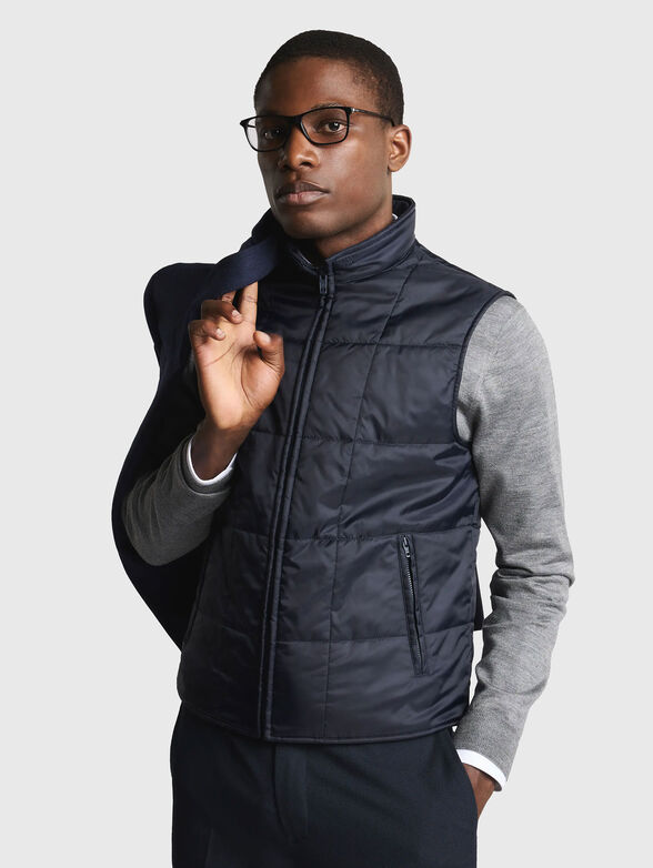 Double jacket in carded wool flannel - 6