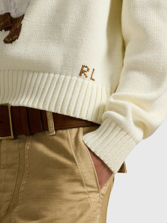Polo Bear Cotton Sweater - 4