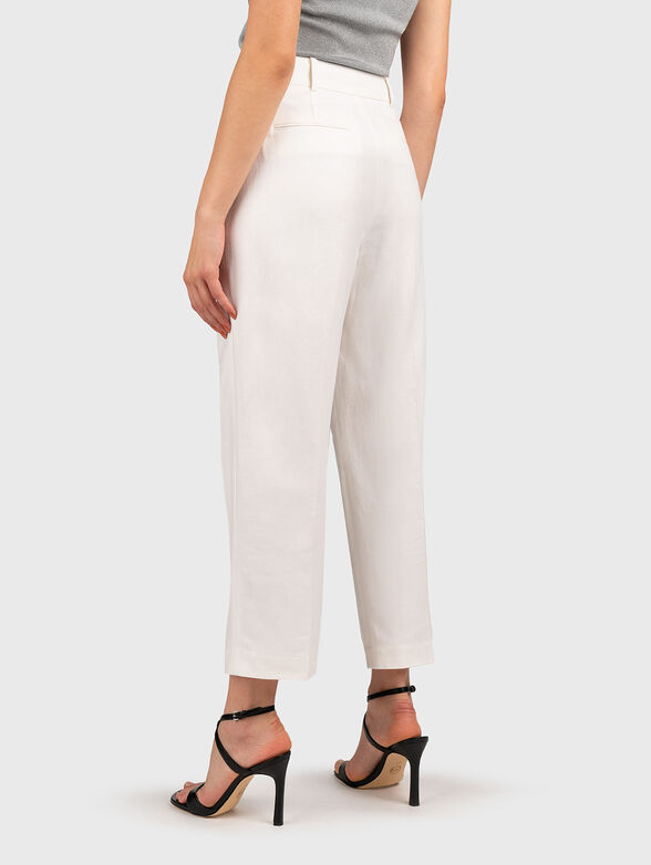 Straight cropped trousers  - 2