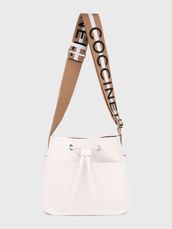 Leather bag with logo detail - 1