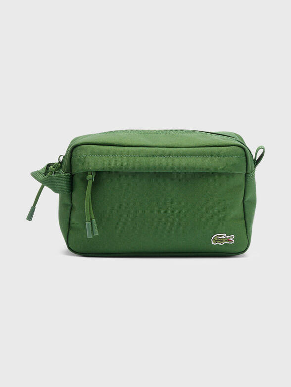 Black toiletry bag with logo - 1