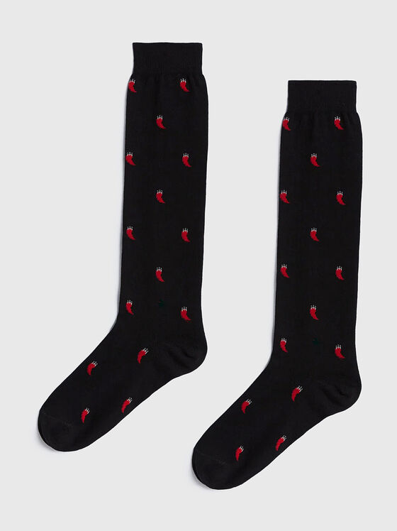 Чорапи HELLO XMAS от памучен бленд - 1