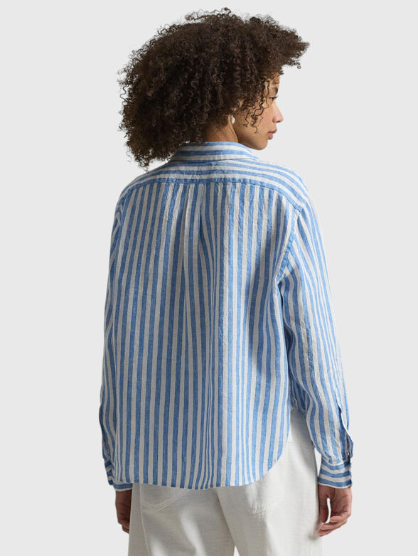 Striped linen shirt - 3