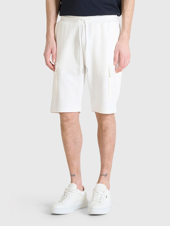 Dark blue shorts with side pockets  - 4