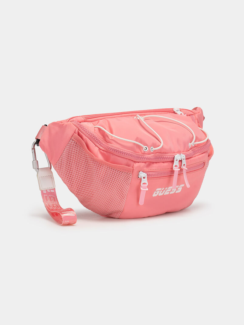 Black waist bag with neon accents - 3