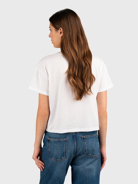 Crystal embellished T-shirt - 3