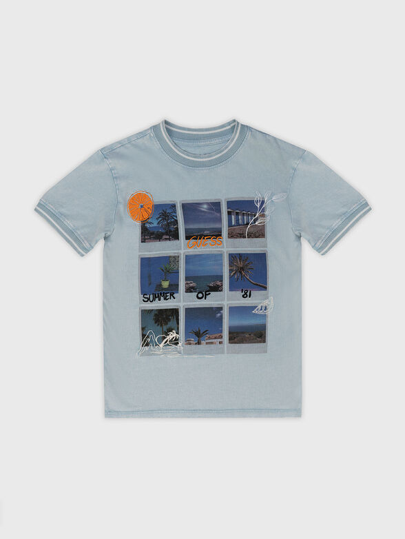 Oversized printed T-shirt - 1