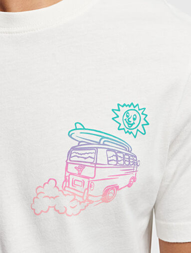 VINTAGE TRAVEL STICKER  T-shirt - 3