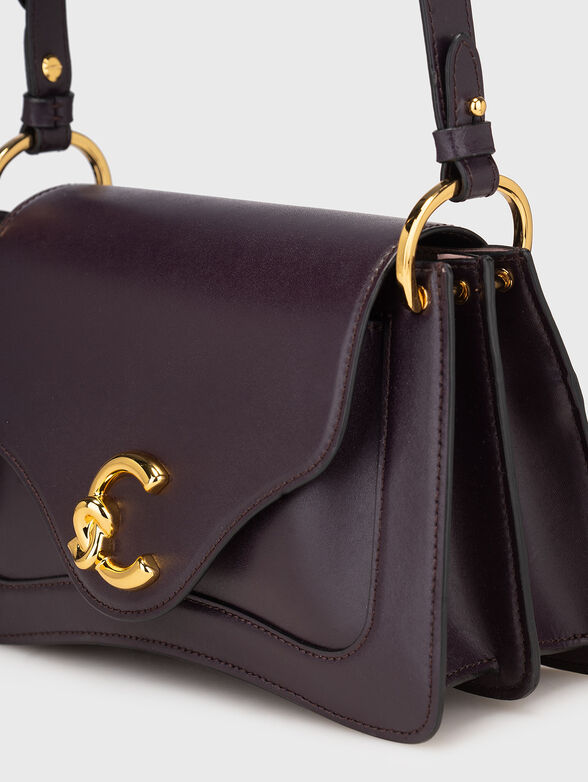 C-ME leather bag with accent logo - 5